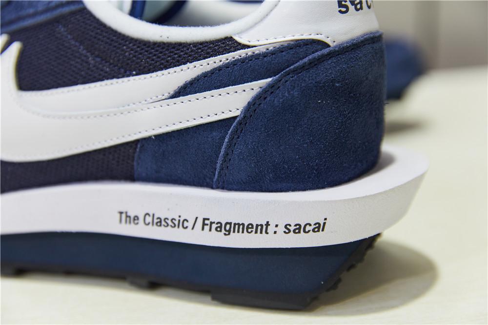 PK God Fragement design X Sacai X LDwaffle blackened blue retail materials ready to ship